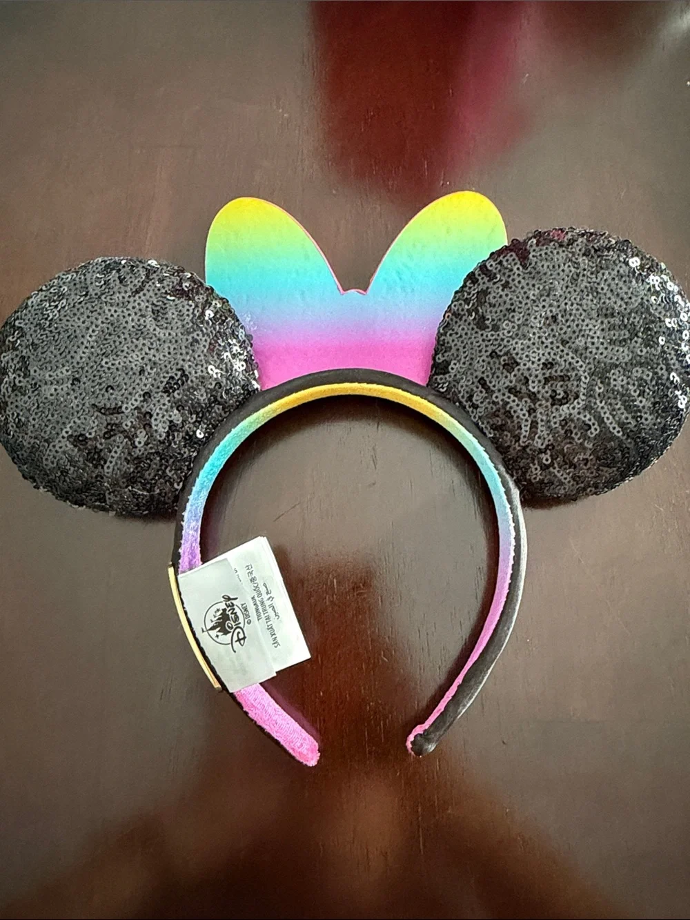 Minnie Mouse Ear Headband for Adults – Disneyland Resort 70th Anniversary Celebr
